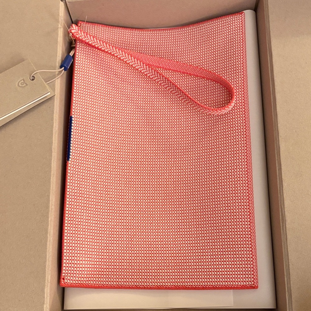 Rothy’s Coral Wristlet Pouch